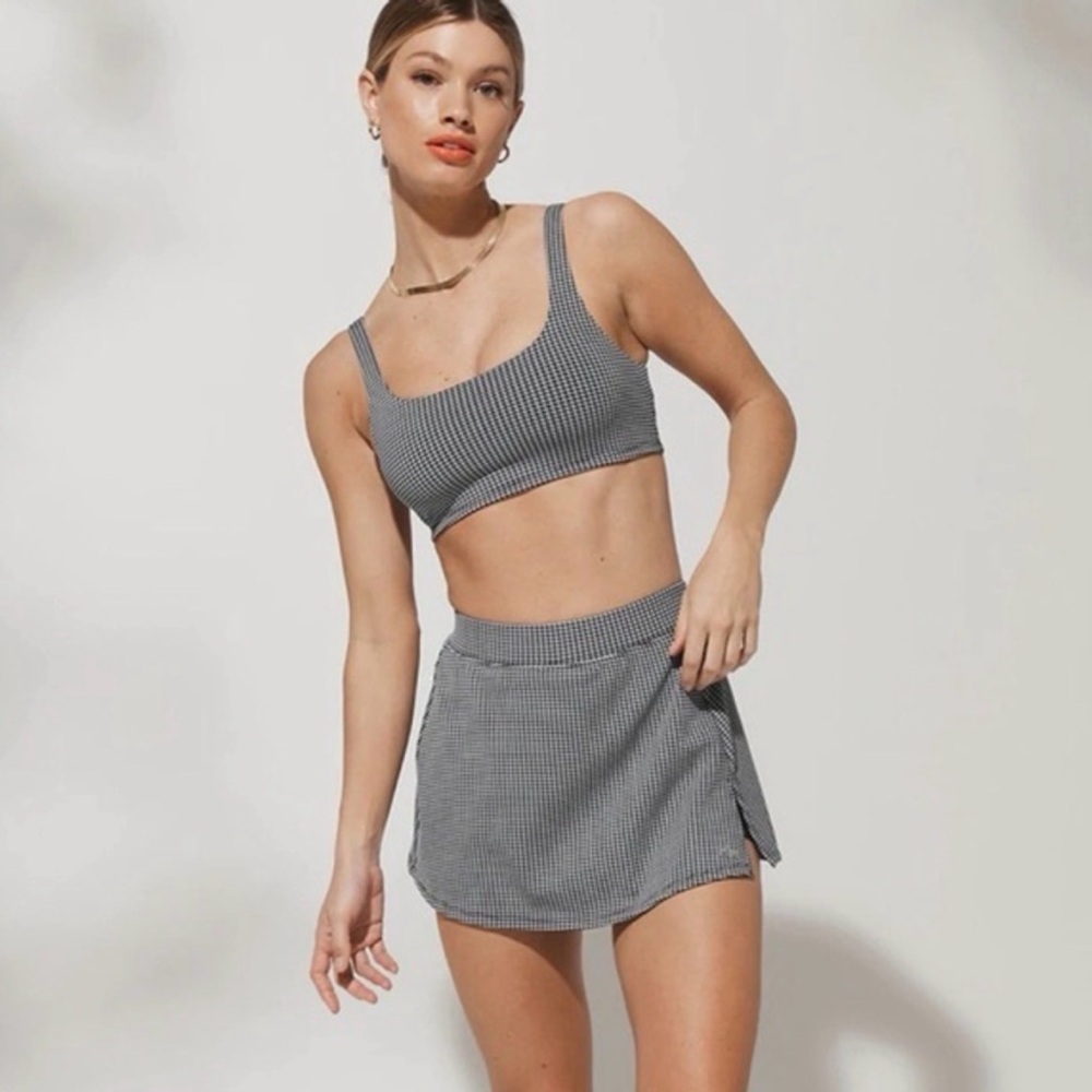 ALO Yoga Houndstoothe Tennis Skirt XXS